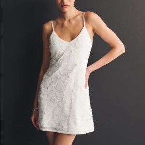 Abercrombie Embellished Shift Mini Dress